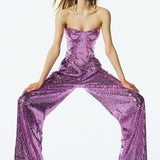 PANTALON MIA EN ROSE CERISE