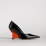 KALI PUMP IN BLACK PATENT