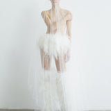 ROX BRIEFS IN WHITE MUSTANG