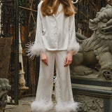 CAMICIA LOUNGE SUIT IN BIANCO PIATTO