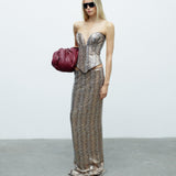 ZADA SKIRT IN SERPENTINE DAZE