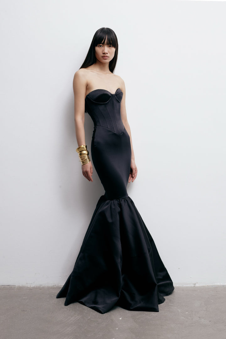 inara silk dress Azazie Inara