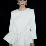 MERINGUE JACKET IN MARTINI BLANCE