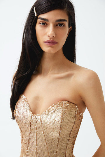 slim fit dress slacks PALOMA IN L'HEURE D'OR – THE NEW ARRIVALS
