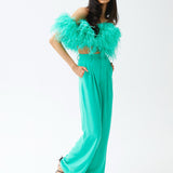 MIA PANTS IN POMME VERTE