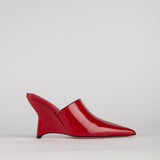 KALI MULE IN RED PATENT