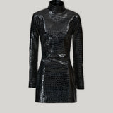 CATROUX MINI DRESS IN LUNAR ECLIPSE