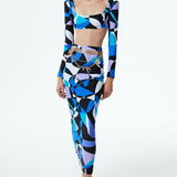 SASHA TOP IN PSYCHEDELIC BLUE