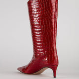 JACE BOOTS IN RED CROCO