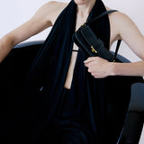 MAWU TOP IN SABBIA NERA