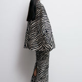 DEVON CAPE IN ZEBRA JASPER