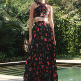 PALOMA SKIRT IN BLOOD LILY