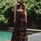 PALOMA SKIRT IN BLOOD LILY