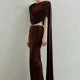 ZADA SKIRT IN MYRRHE MYSTÈRE