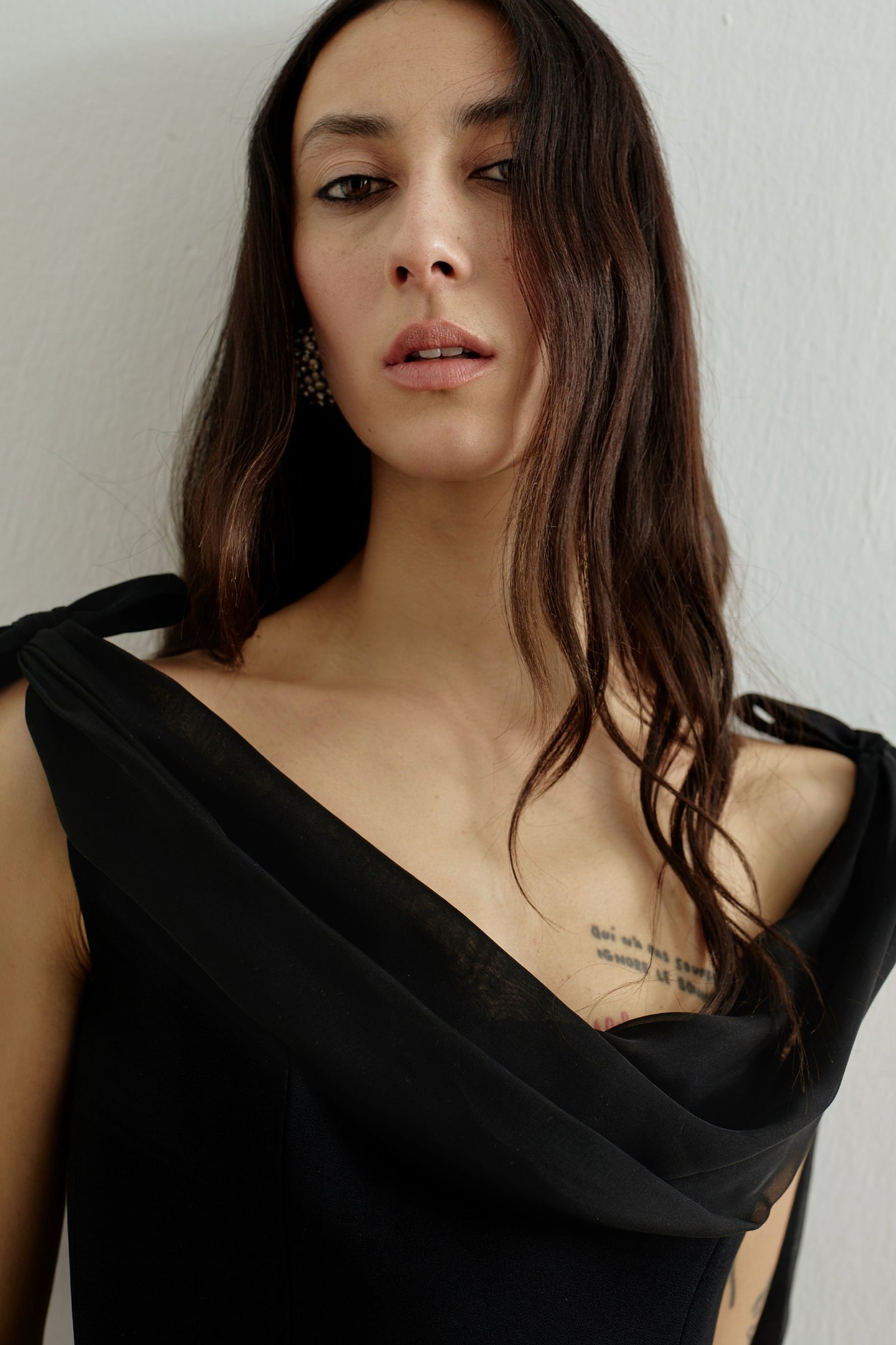 morticia chez castel silk dress MORTICIA IN CHEZ CASTEL THE NEW ARRIVALS