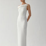 FUJI MAXI BOW DRESS IN PALAIS DE TOKYO