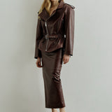 RAJA SKIRT IN AMBRE PERSAN