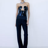 LENNY OBI PANTS IN KAJAL BLACK