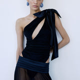 VIVI DRESS IN BLACK MAGIC