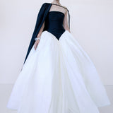 BRITT CAPE IN BLACK OYSTER