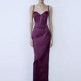 YASMEEN MAXI IN BLOOD MOON