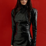 CATROUX MINI DRESS IN LUNAR ECLIPSE