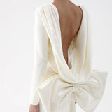 ISTHAR MINI BOW DRESS IN LOKUM