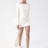 ISTHAR MINI BOW DRESS IN LOKUM