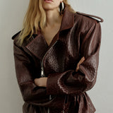 RAJA SKIRT IN AMBRE PERSAN