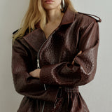 RAJA SKIRT IN AMBRE PERSAN