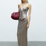 KISMET CORSET IN SERPENTINE DAZE