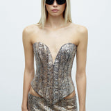 KISMET CORSET IN SERPENTINE DAZE