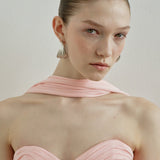 SAMSARA PEPLUM MINI IN FANTASME