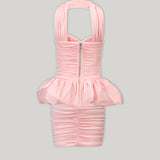 SAMSARA PEPLUM MINI IN FANTASME