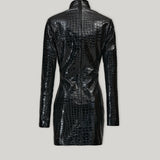 CATROUX MINI DRESS IN LUNAR ECLIPSE