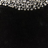 HEMINGWAY PEPLUM TOP IN IMPÉRIAL NOIR