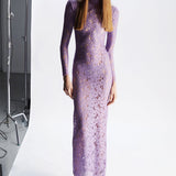 CATROUX DRESS IN WILD ORCHID