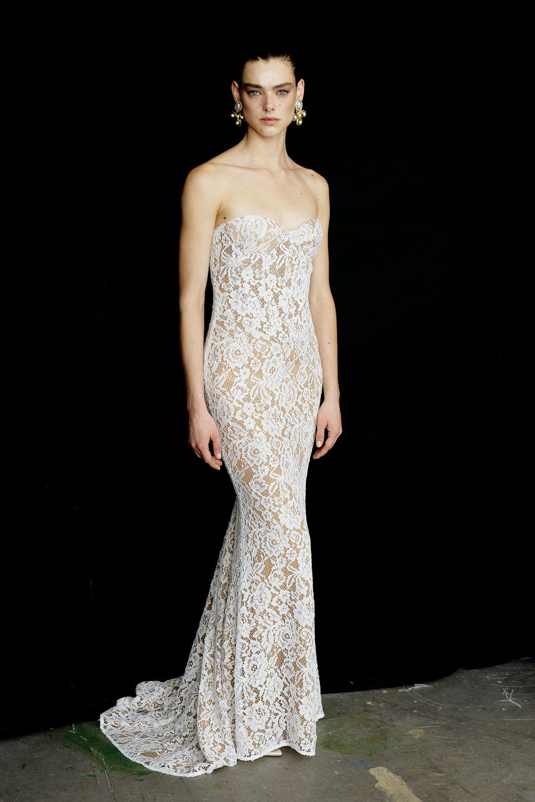 lace maxi dress boutique Valentina Lace Maxi main image 0