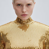 DONYALE MINI DRESS IN DRAGON D'OR