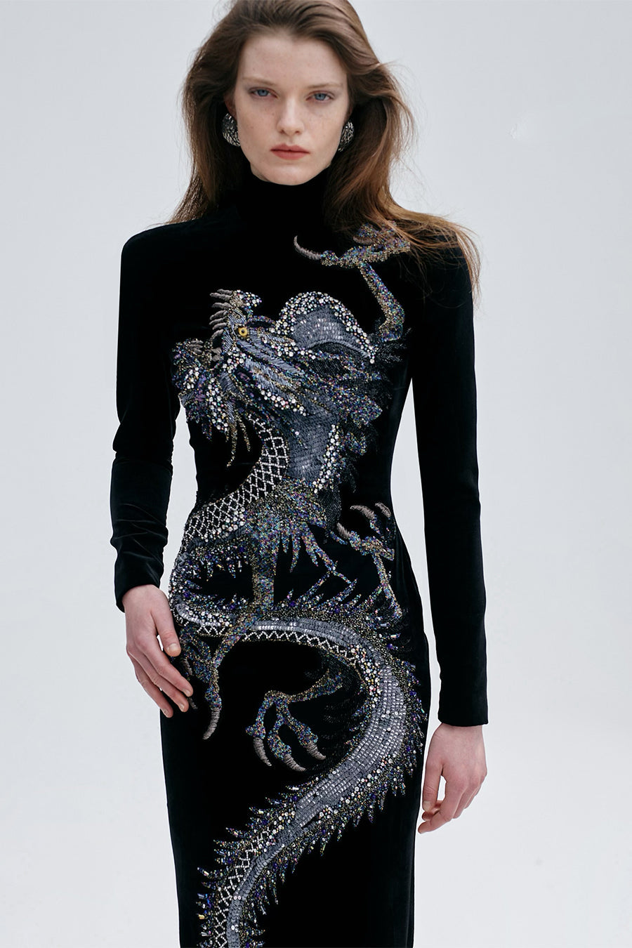 CATROUX DRESS IN IMPÉRIAL DRAGON – THE NEW ARRIVALS