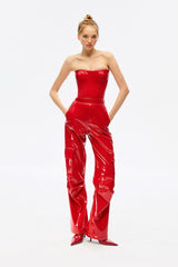 Giselle Jumpsuit in Pigalle Red