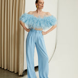 MIA PANTS IN BLEU ROI