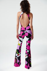 Iggy Jumpsuit in Psychedelic Pink