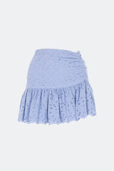 Eva Mini Skirt in Lavender Milk