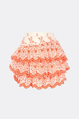 Isabel Top & Skirt in Bite the Tangerine